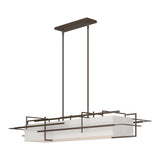 Etch Linear Suspension in Bronze, Flax Shade by Hubbardton Forge
