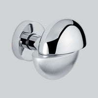 Etro Door Knob in Polished Chrome / Satin Chrome by Colombo Design
