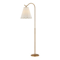 Eula Floor Lamp - Patina Brass