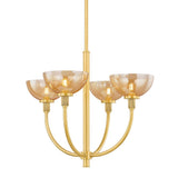 Eva Chandelier - Aged Brass