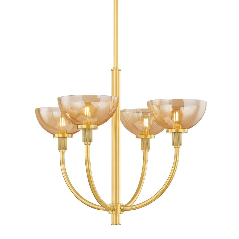 Eva Chandelier - Aged Brass