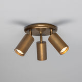 Evanston Ceiling Light Dark Antique Brass