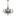 Eve Medium Single Tier Chandelier - Brushed Graphite - by Fredrick Ramond