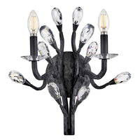 Eve Medium Two Light Sconce - Brushed Graphite - by Fredrick Ramond
