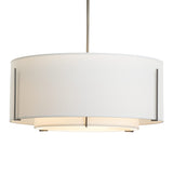 Exos Double Shade Pendant Medium, by Hubbardton Forge