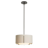 Exos Double Shade Pendant Small, by Hubbardton Forge
