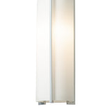 Exos Glass Low Voltage Mini Pendant, shown in Sterling, Opal Glass, by Hubbardton Forge