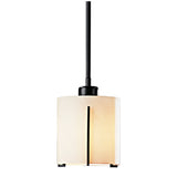 Exos Mini Pendant Small, shown in Black, by Hubbardton Forge