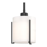 Exos Mini Pendant Small in Black by Hubbardton Forge