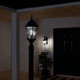 Madison Outdoor Post Lantern Light lifestyle 3