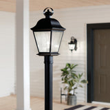 Mount Vernon Outdoor Post Lantern Light lifestyle 1