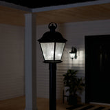 Mount Vernon Outdoor Post Lantern Light lifestyle 2