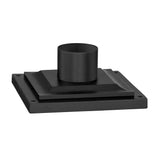 Exterior Accessory Square Pier Mount - Texture Black by Troy Lighting
