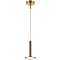Extraterrestrial Pendant Light Aged Gold Brass By Matteo