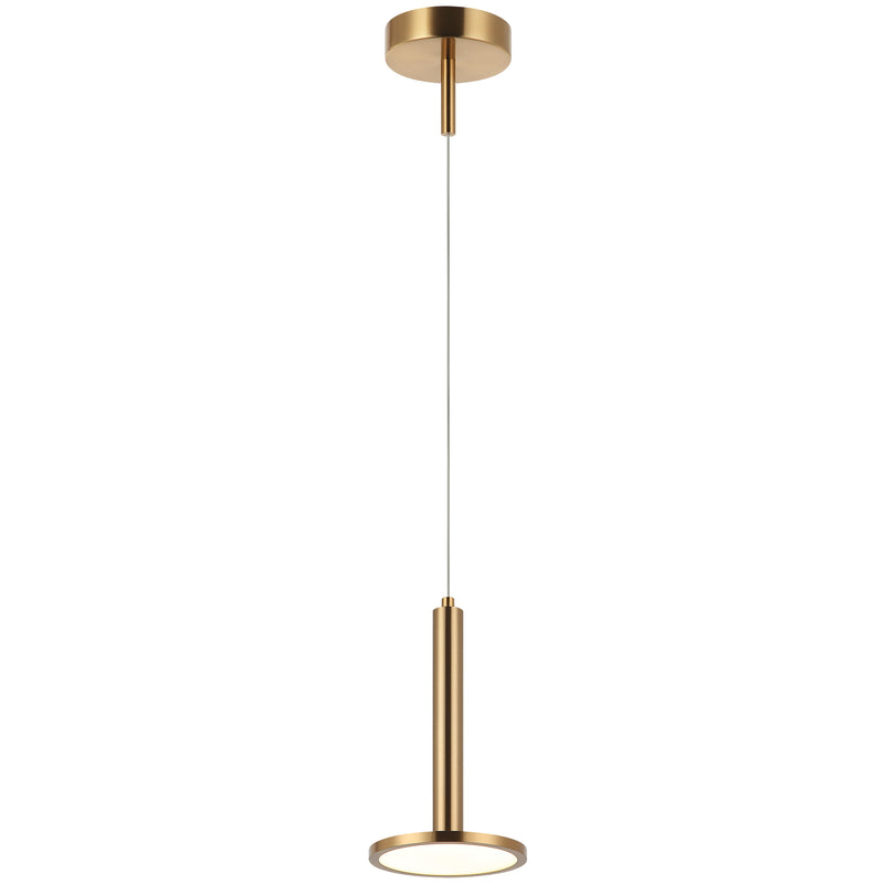 Extraterrestrial Pendant Light Aged Gold Brass By Matteo