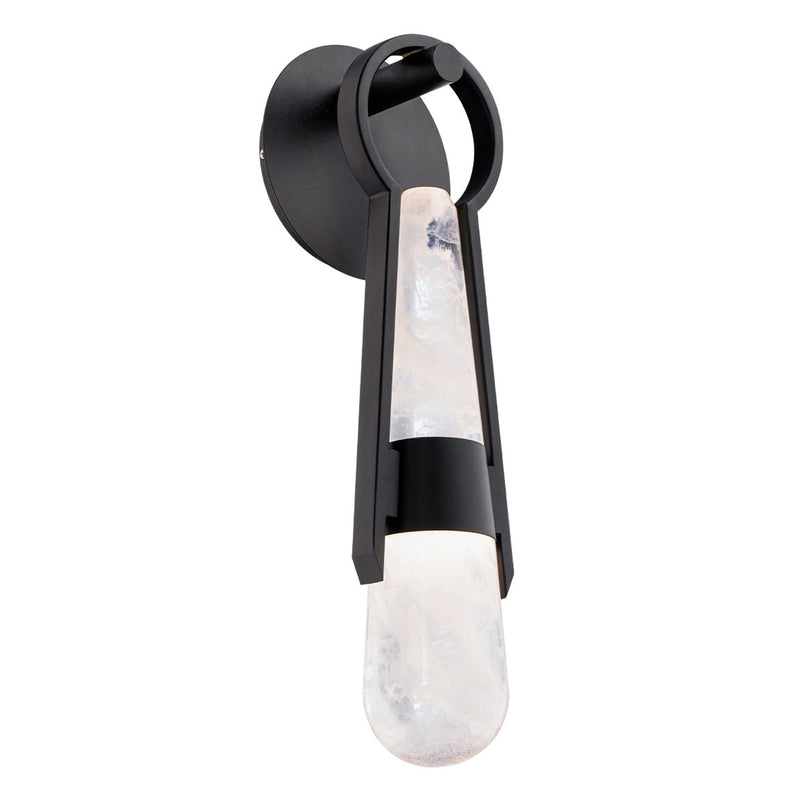 Ezra Wall Sconce By Modern Forms Black Finish