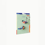 Finches Wall Art, flat-pack packaging