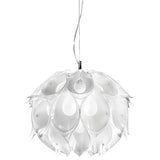 FLORA METAL PENDANT BY SLAMP, SIZE: SMALL, COLOR: WHITE, , | CASA DI LUCE LIGHTING