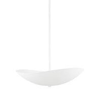 Fabius Pendant - 24 Inch - White Plaster by Hudson Valley