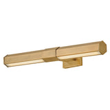Facet Adjustable LED Accent Light - Heritage Brass