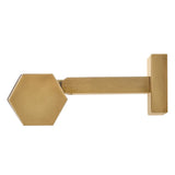 Facet Adjustable LED Accent Light - Heritage Brass