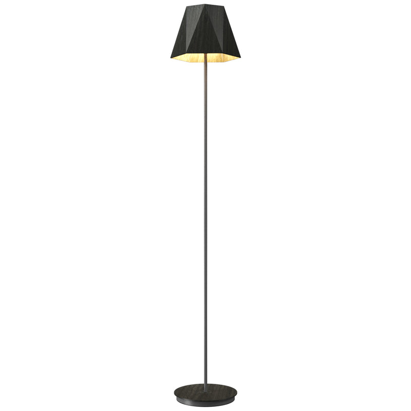 Facet Large Floor Lamp Charcoal By Accord