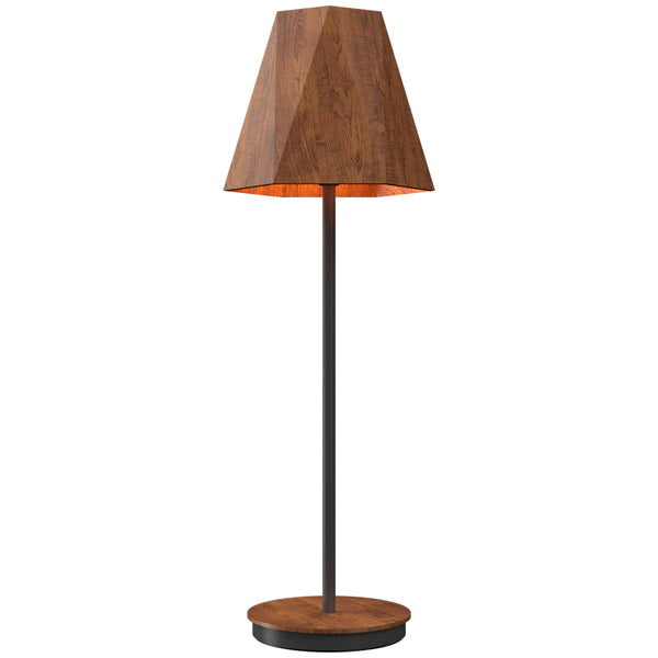 Facet Large Table Lamp Imbuia Small By Accord
