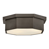 Facet Medium Flush Mount - Black Oxide - by Hinkley