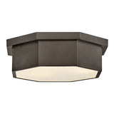 Facet Medium Flush Mount - Black Oxide - by Hinkley