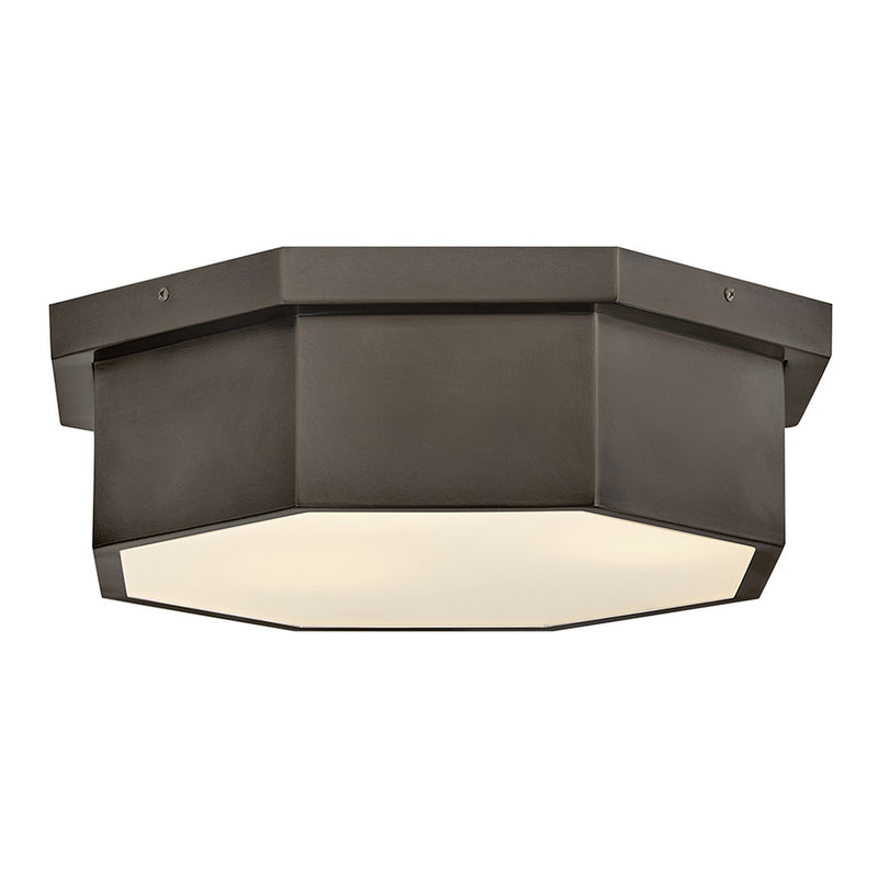 Facet Medium Flush Mount - Black Oxide - by Hinkley