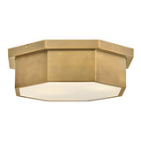 Facet Medium Flush Mount - Heritage Brass - by Hinkley