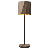 Facet Table Lamp American Walnut Small By Accord