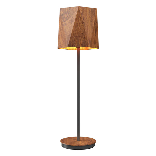 Facet Table Lamp Imbuia Small By Accord
