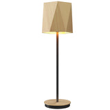Facet Table Lamp Maple Small By Accord