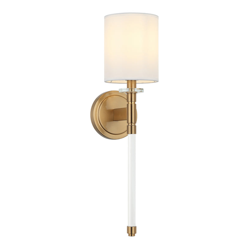 Fairburn Wall Sconce 5 Inch Aged Gold Brass