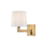 Fairport Wall Sconce - 7.5 Inch - Aged Brass by Hudson Valley