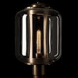 Fairwinds Outdoor Post Lantern Large detail in Coastal Bronze, by Hubbardton Forge
