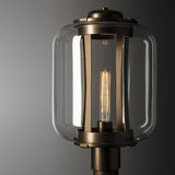 Fairwinds Outdoor Post Lantern Large detail in Coastal Bronze, by Hubbardton Forge