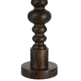 Famar Floor Lamp Faux Black Marble By Renwil Detailed View 1