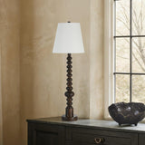 Famar Floor Lamp Faux Black Marble By Renwil Lifestyle View 1