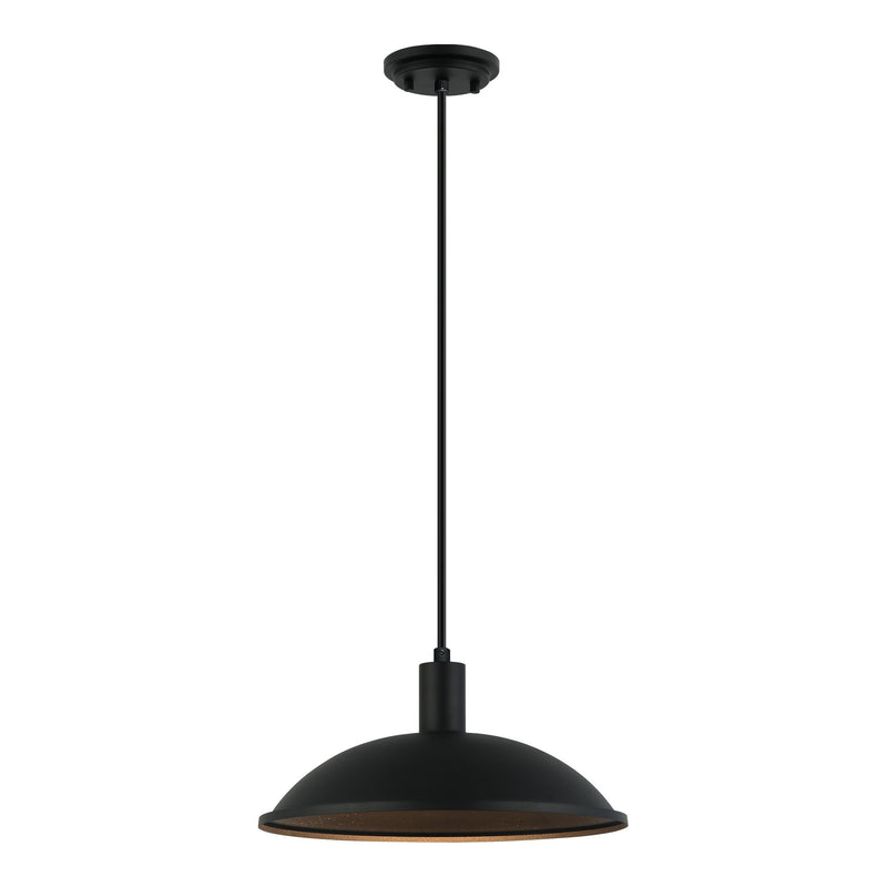 Farmley Outdoor Pendant 12 Inch Matte Black