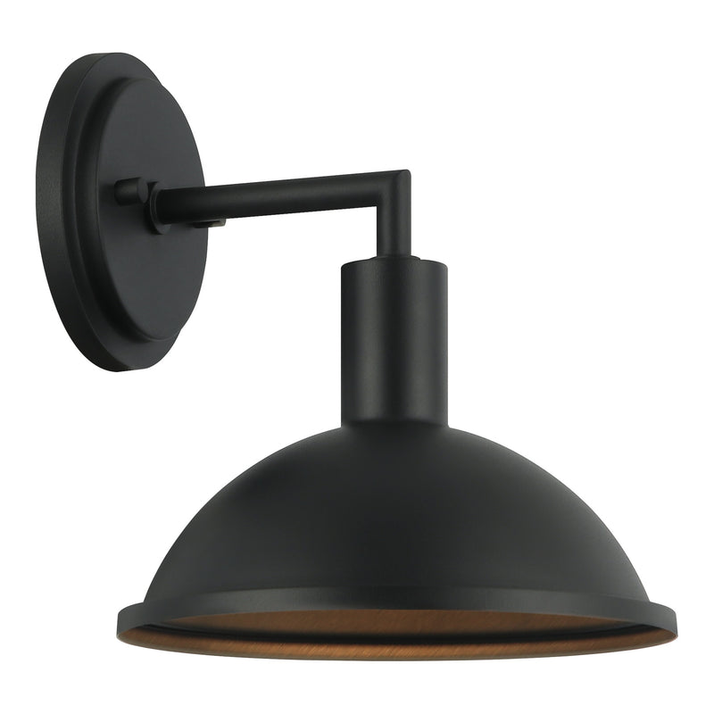 Farmley Outdoor Wall Light 8 Inch Matte Black