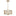 Farrah Large Convertible Drum Pendant - Burnished Gold - by Fredrick Ramond