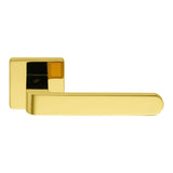 Fedra Door Lever in Polished Brass by Colombo Design