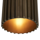 Fenice Semi Flush Mount Plated Dark Antique Brushed Brass By Renwil Detailed View 2