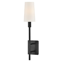 Fenwick Large Sconce - Black - by Hinkley