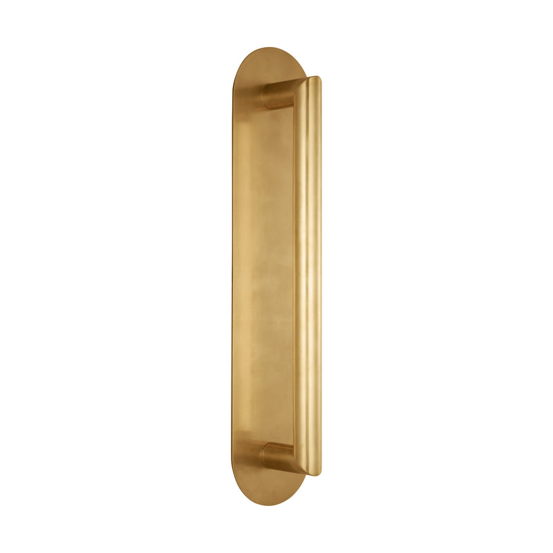 Fielle Wall Sconce Natural Brass Large By Visual Comfort Modern Side View