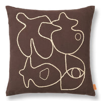 Figure Cushion Coffee Sand By Ferm Living