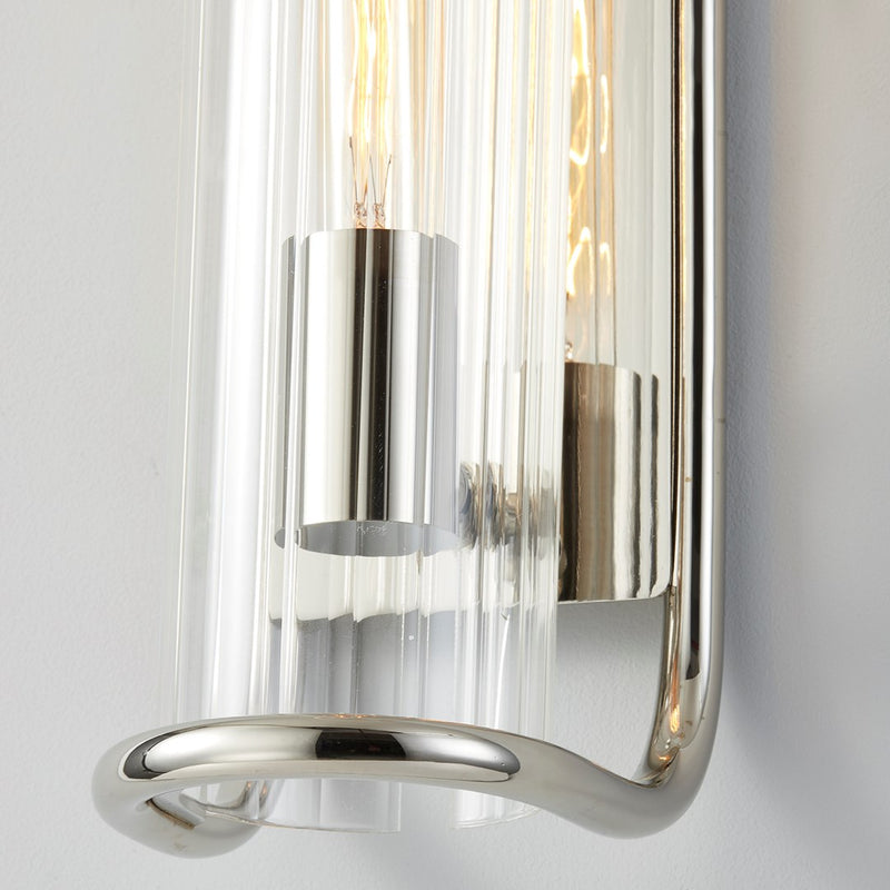 Fillmore Wall Sconce By Hudson Valley, Finish: Polished Nickel, Size: SmallFillmore Wall Sconce By Hudson Valley, Finish: Polished Nickel, Size: Small