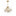 Filmore Chandelier 17.5'' Antique Gold Clear